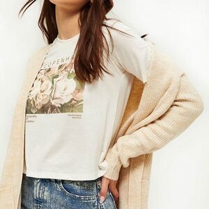Ardene Cream Graphic Copenhagen T-Shirt in XS